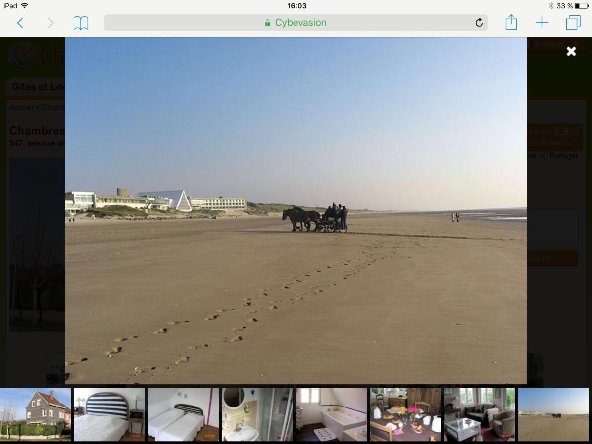 Le Cadran Bed & Breakfast Stella-Plage Eksteriør bilde